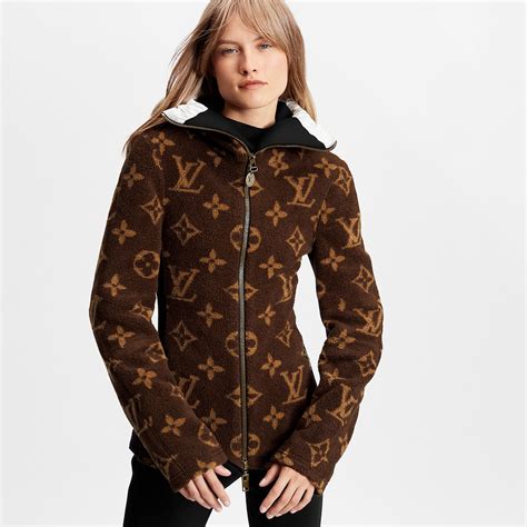 louis vuitton fleece|louis vuitton ladies leather jacket.